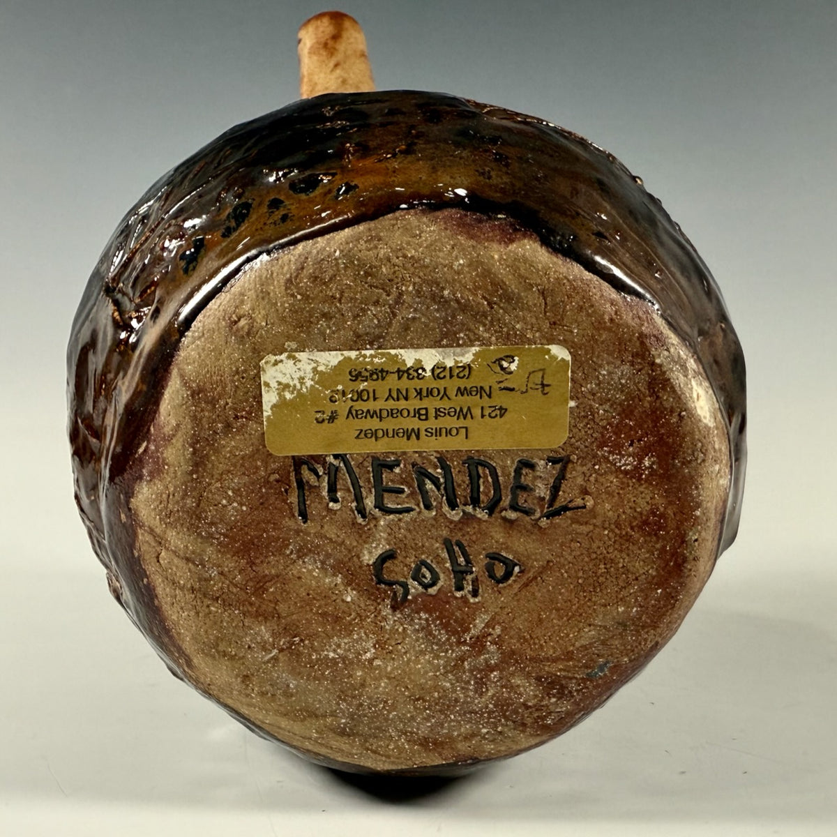 Louis Mendez teapot with figures