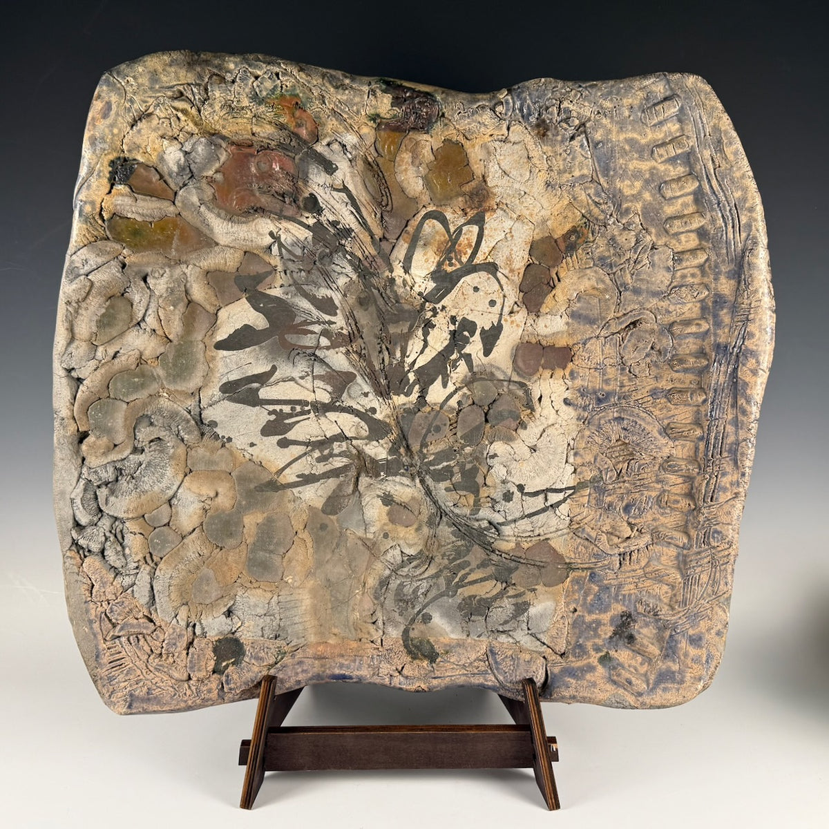 Paul Soldner large platter