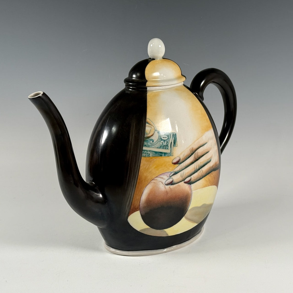 Kurt Weiser large sculptural teapot