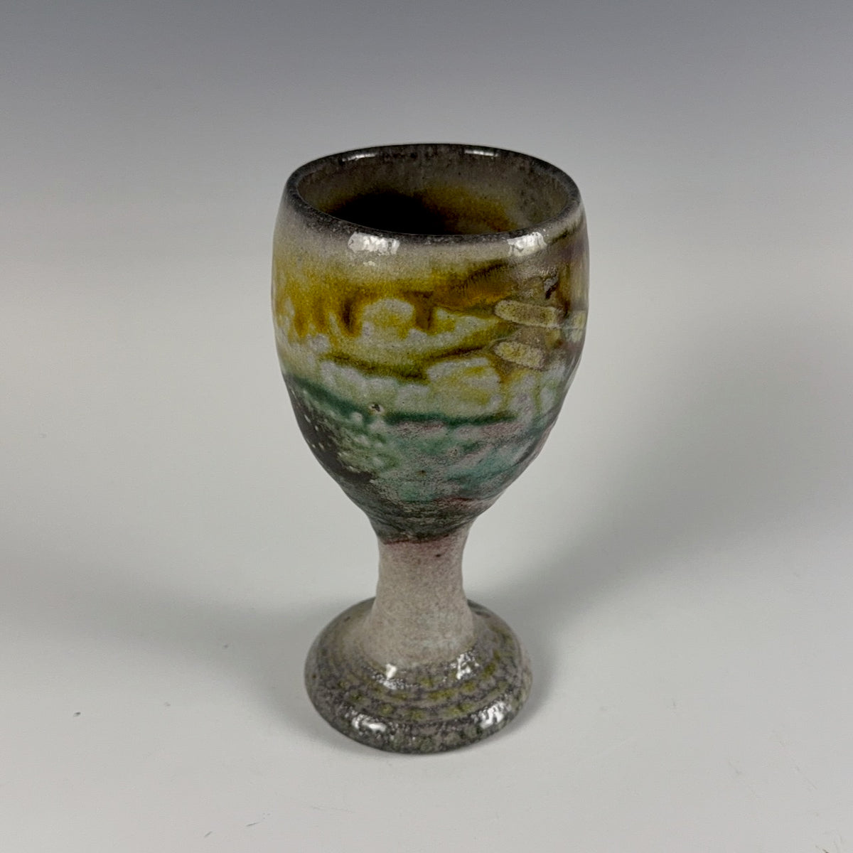 Bill Gossman wine goblet, 1 of 2