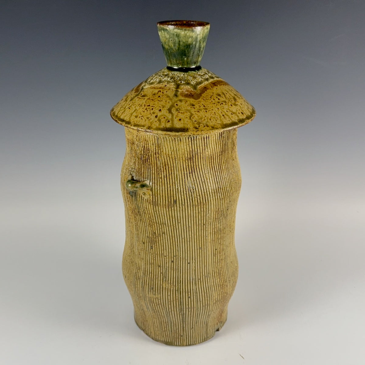 Robert Briscoe tall lidded jar