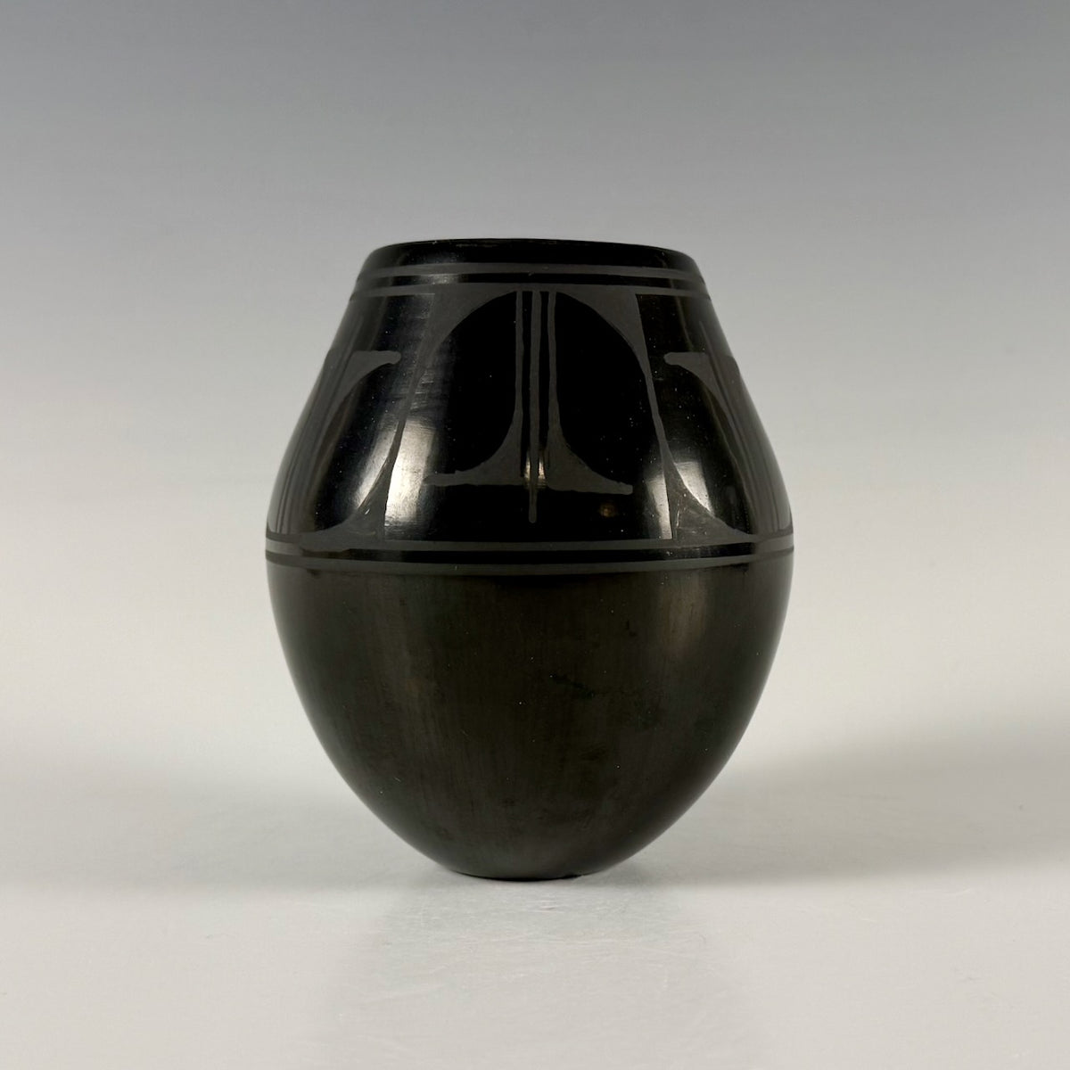 Kurt Wild blackware vase