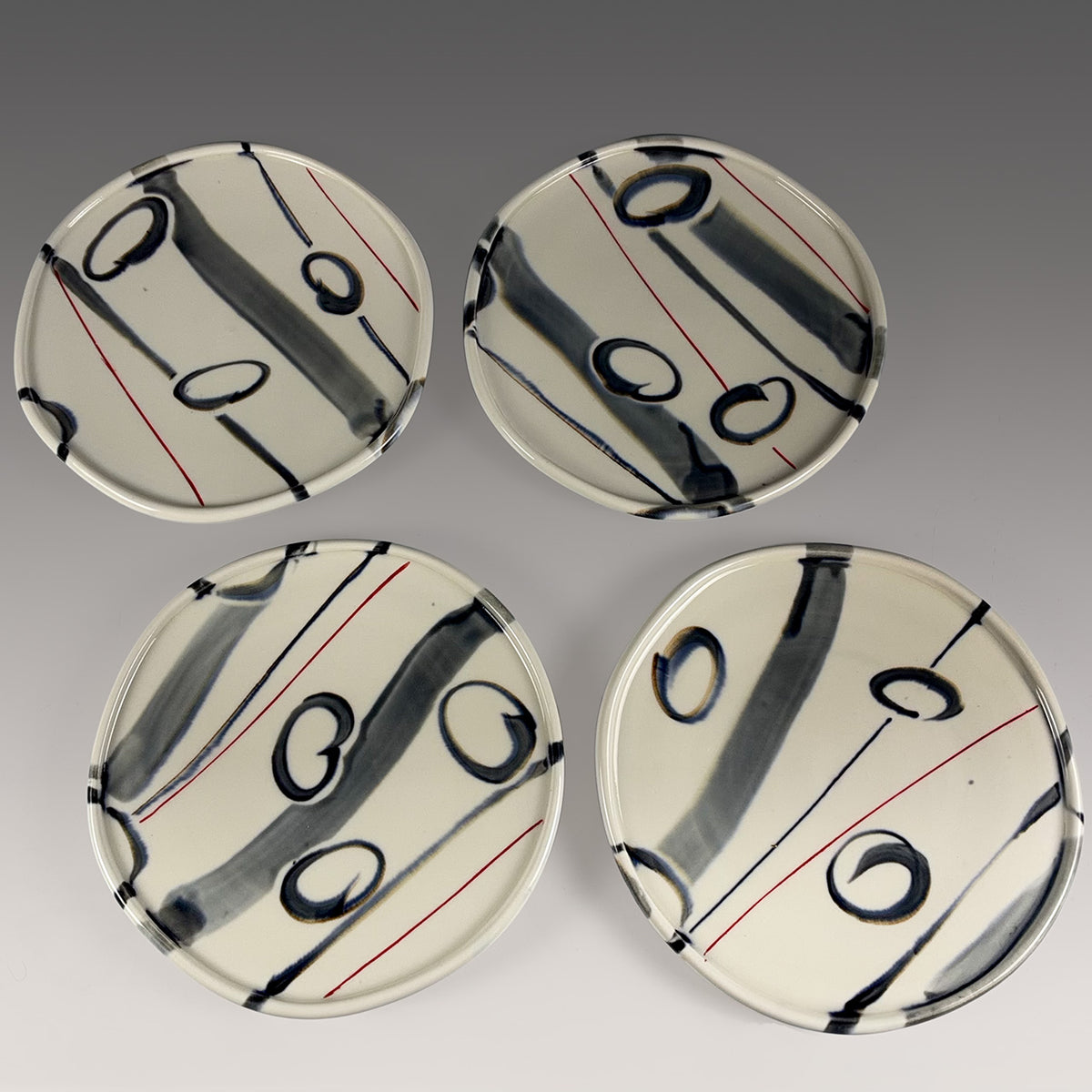 Sean O'Connell plates, set of 4