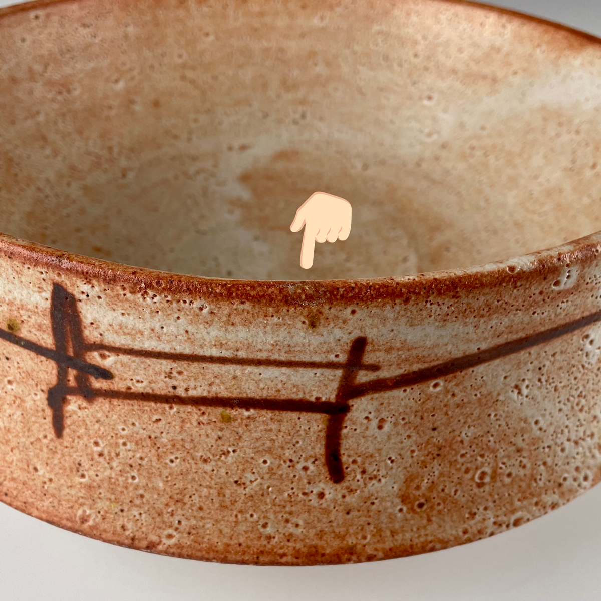 Warren MacKenzie drop rim bowl
